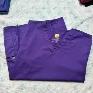 WonderWink Women's Wonderwork V-Neck Scrub Top